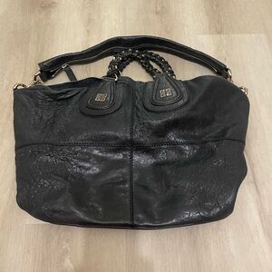Givenchy Black Leather Shoulder Bag